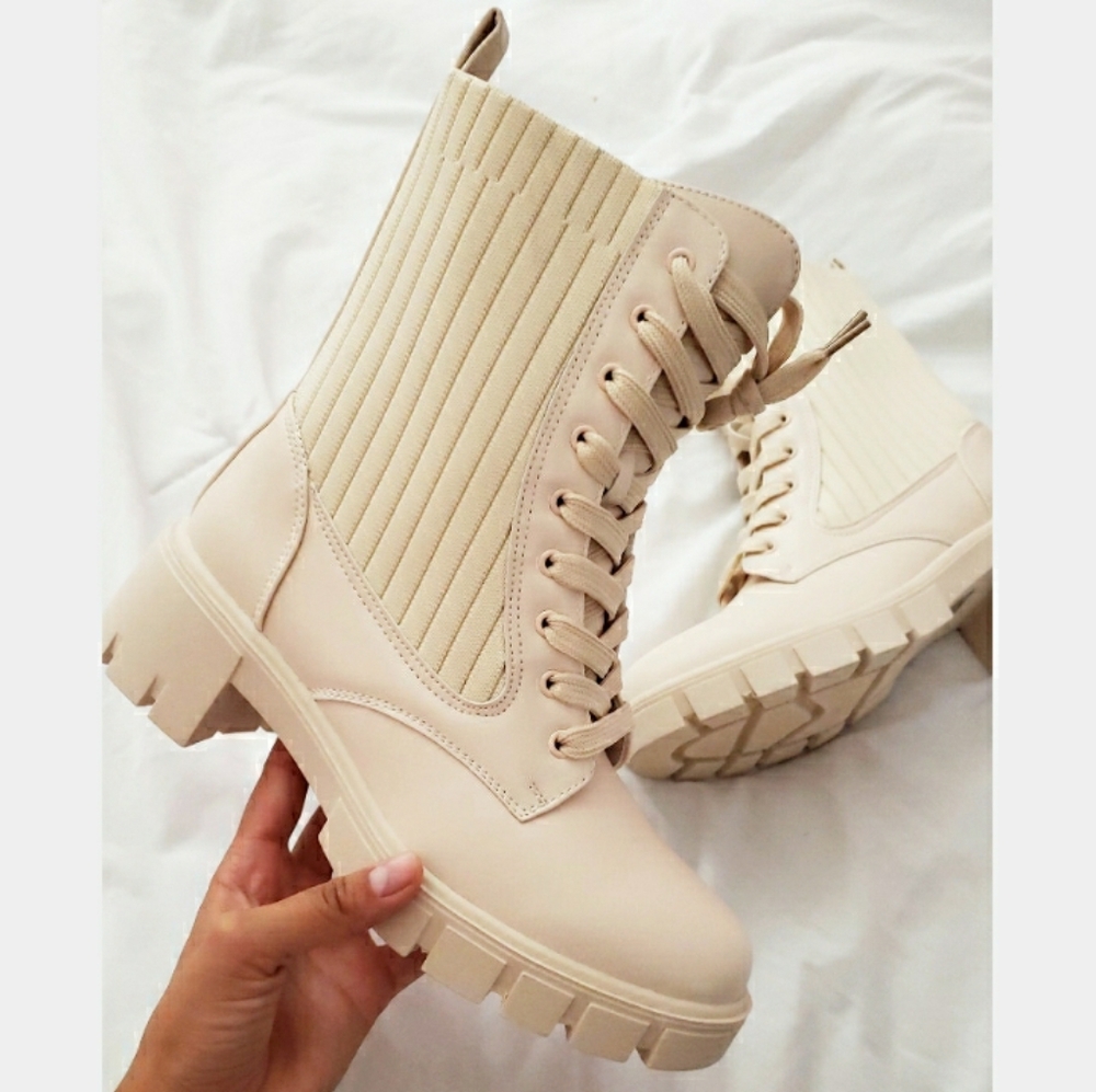 🆕️Neutrally in Love// bone combat boot - Picture 4 of 7